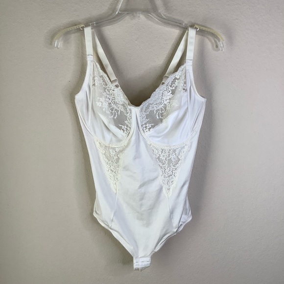 Maidenform Lace Trim Firm Control Body Shaper 42DD - Picture 2 of 5